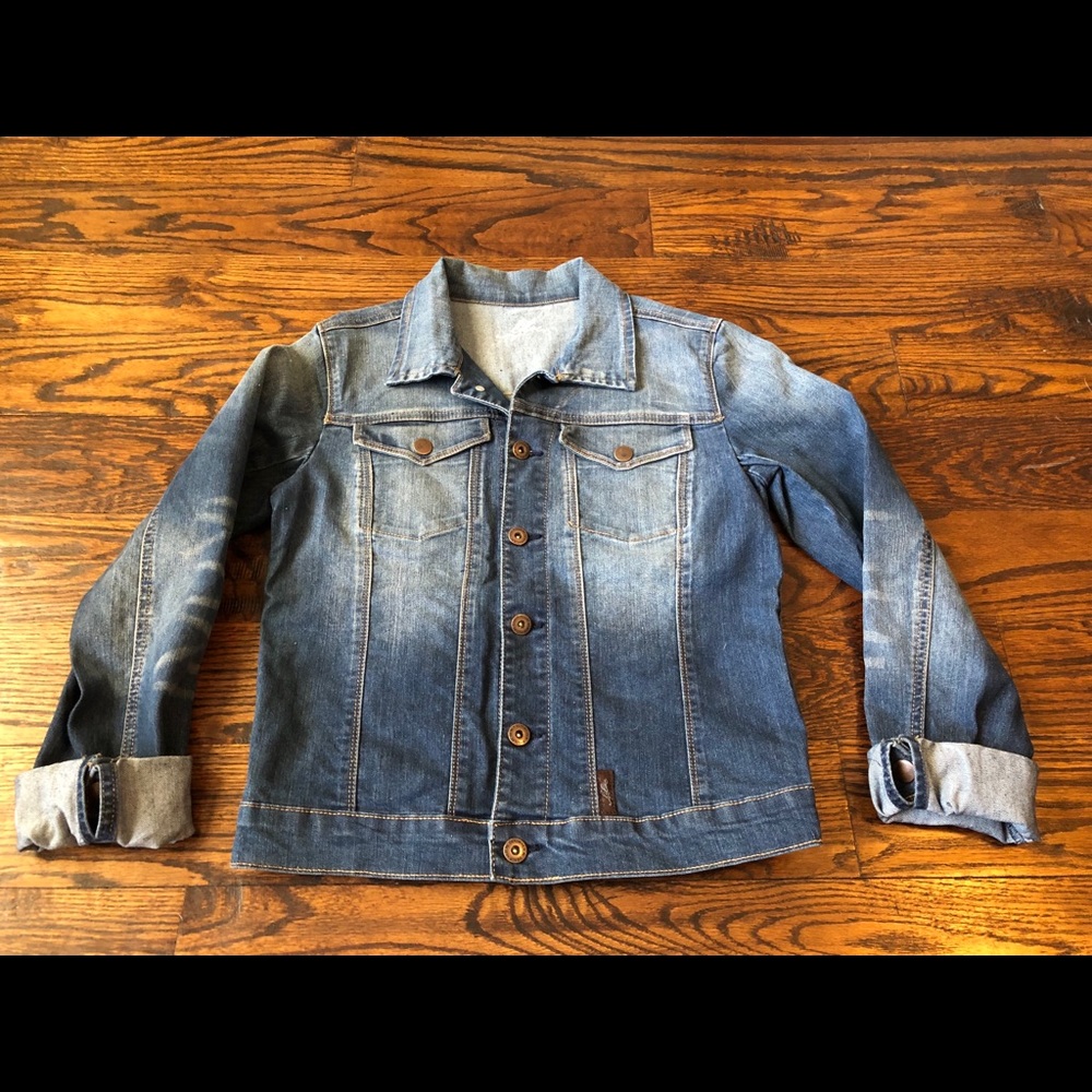 Lilac Maternity denim/jean jacket